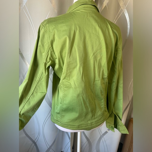 Coldwater Greek green jacket - Picture 2 of 7